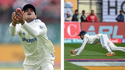 WATCH: Shubman Gill sprints back at full speed to complete a spectacular acrobatic catch to dismiss Ben Duckett; viral video wows fans Shubman Gill pictured while taking a catch.