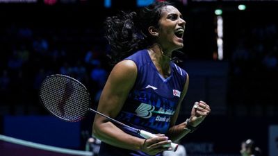 French Open: PV Sindhu advances to quarterfinals, Kidambi Srikanth stumbles against Lu Guang Zu in 2nd round PV Sindhu of India celebrates the victory in the Women's Singles First Round match in Paris. (Getty)