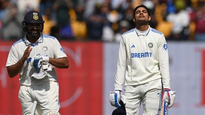 IND vs ENG: 'Elegant' Shubman Gill puts a display of stroke-making masterclass en route to 4th Test century Rohit Sharma (L) and Shubman Gill (R).
