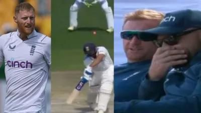 IND vs ENG: Ben Stokes bowls after 9 months, cleans up Rohit Sharma with his first delivery as Brendon McCullum's reaction goes viral; watch video Ben Stokes cleaned up Rohit Sharma.