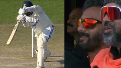 WATCH: Jasprit Bumrah's classy cover drive on Day 2 of fifth Test vs England leaves Indian dressing room amazed Jasprit Bumrah is being applauded by Indian dressing room after playing a beautiful cover drive on Day 2 of 5th Test vs England. (Screengrab-X)