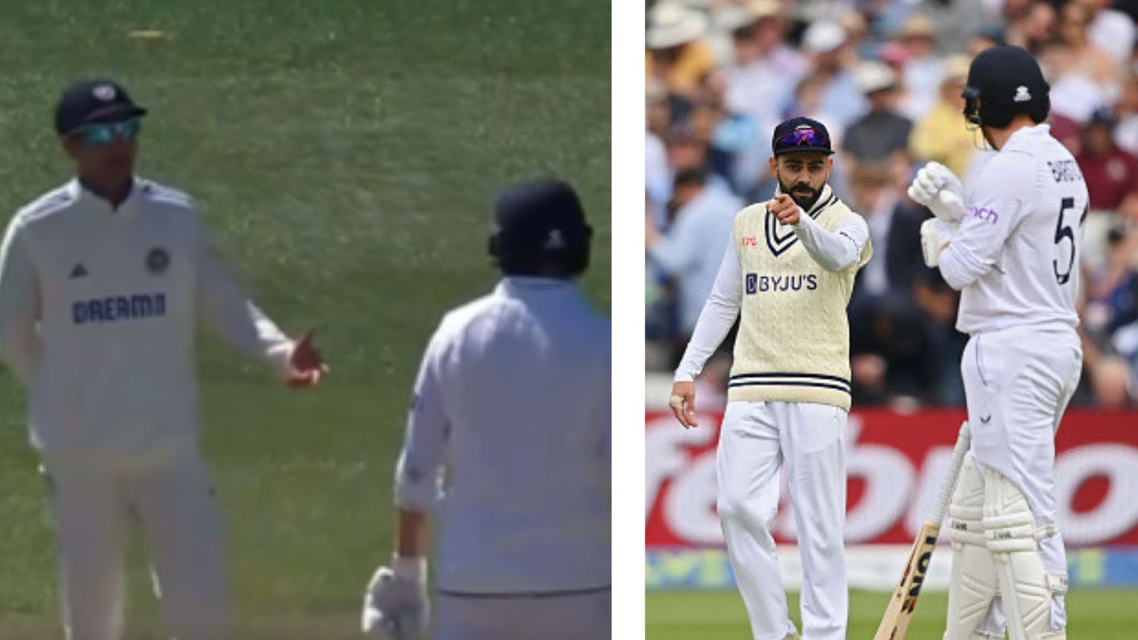 WATCH: Video and audio clips of Shubman Gill and Sarfaraz Khan's heated clash with Jonny Bairstow in 'Virat Kohli style' creates stir on internet WATCH: Video and audio clips of Shubman Gill and Sarfaraz Khan's heated clash with Jonny Bairstow in 'Virat Kohli style' creates stir on internet