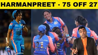 Harmanpreet Kaur - Death overs masterclass that helped MI into WPL playoffs | Sports Today SportsTak