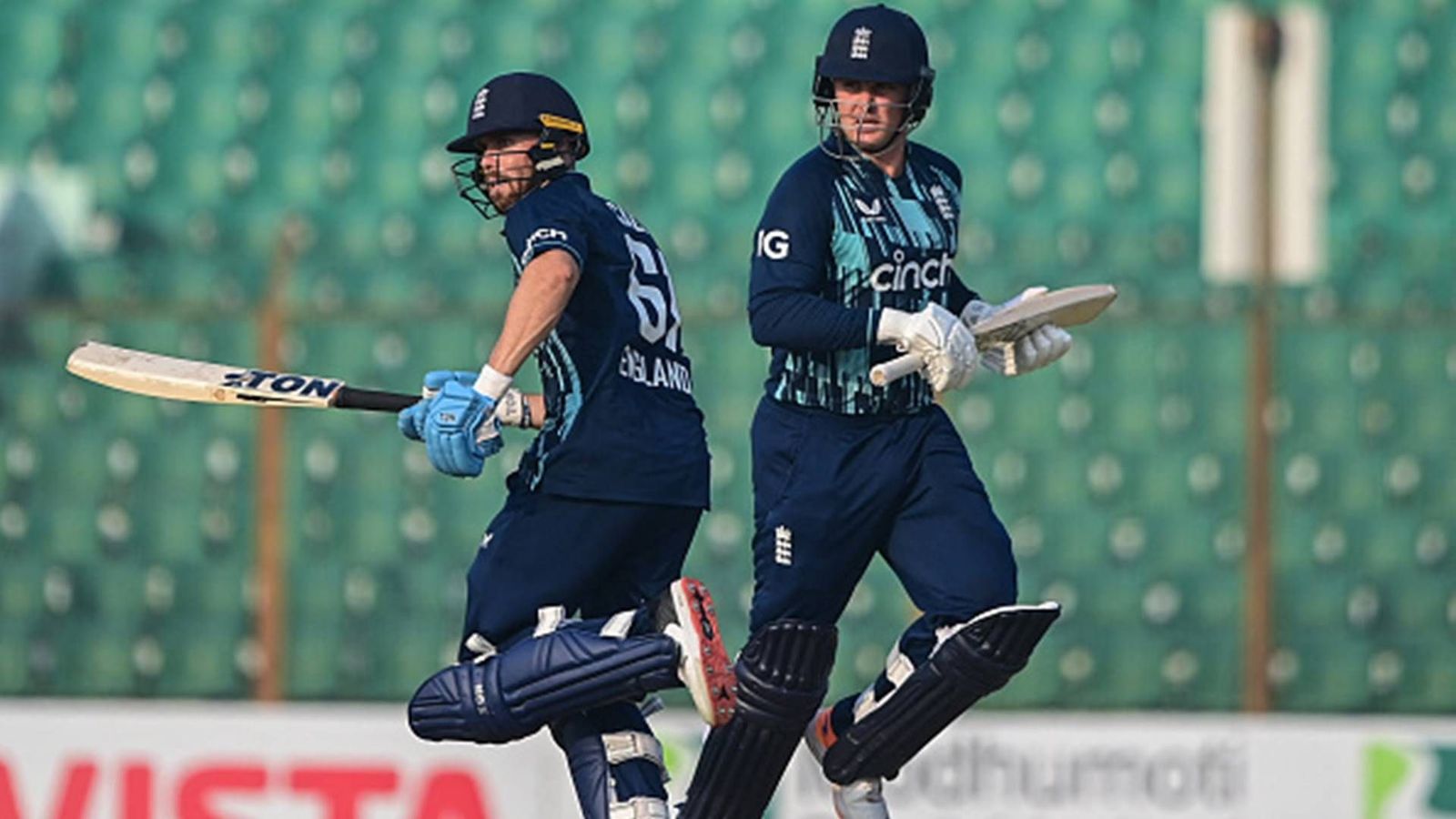 KKR name former Delhi Capitals batter with two T20I centuries as Jason Roy's replacement for IPL 2024 Phil Salt and Jason Roy running between the wickets (File Photo: Getty Images)