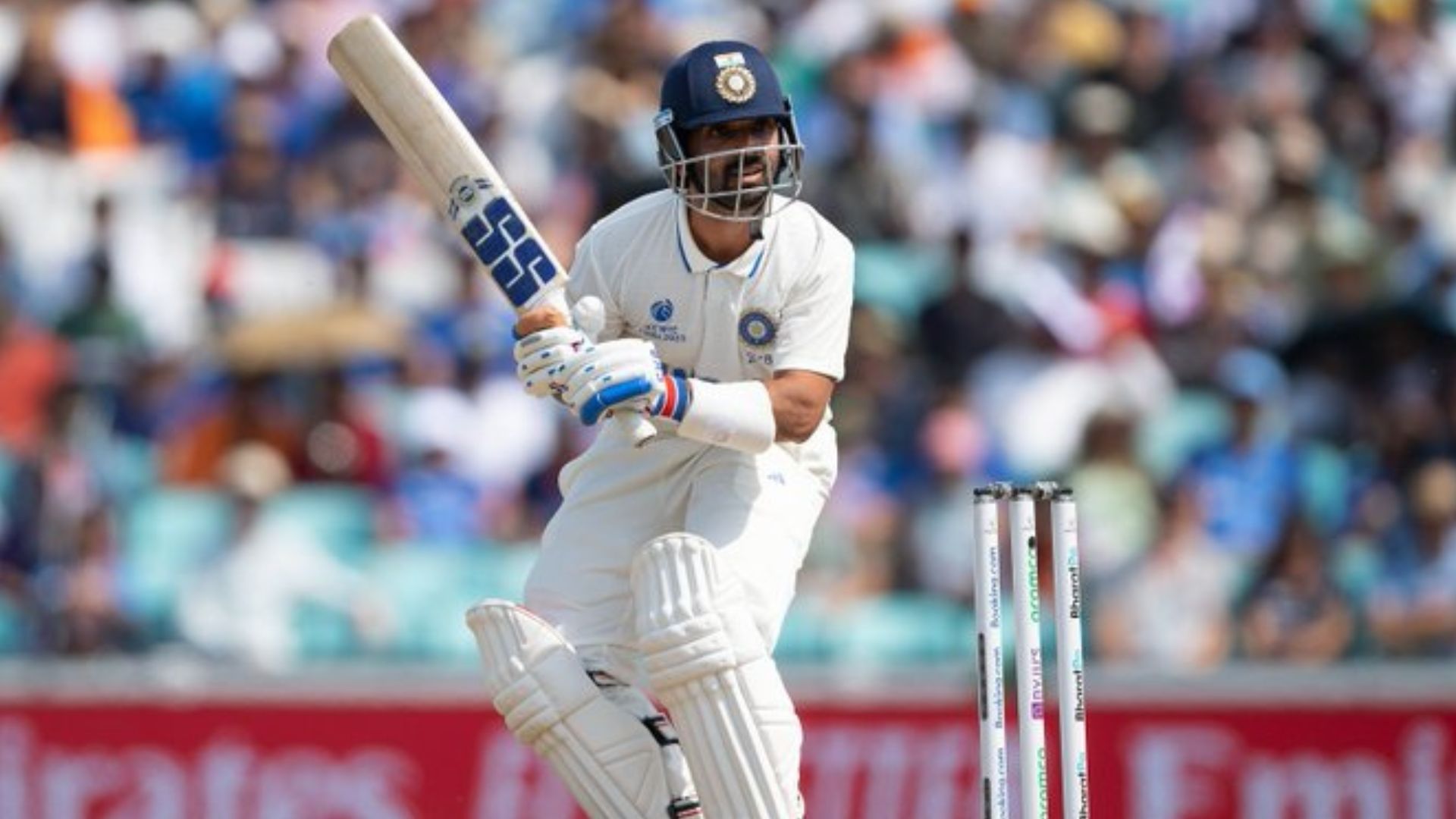 Ranji Trophy final: Ajinkya Rahane saves best for last, cracks fifty to steer Mumbai to commanding position against Vidarbha; Musheer shines too Mumbai captain Ajinkya Rahane in this frame. (X)