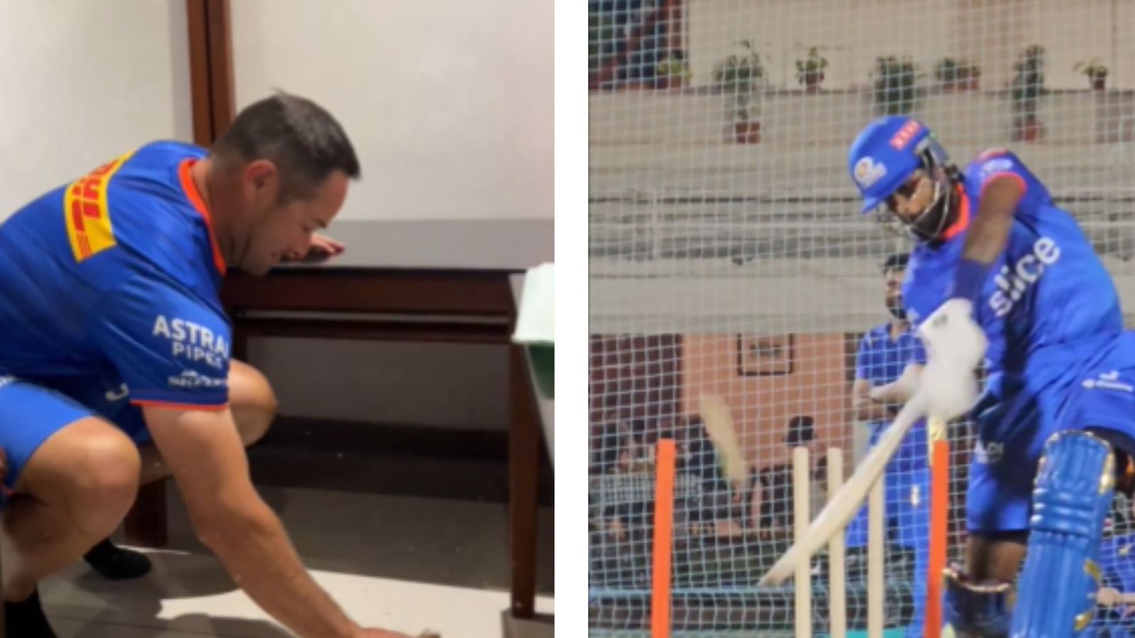 WATCH: Hardik Pandya arrives in Mumbai Indians' camp and smashes massive sixes in nets, coach Mark Boucher celebrates by breaking a coconut WATCH: Hardik Pandya arrives in Mumbai Indians' camp and smashes massive sixes in nets, coach Mark Boucher celebrates by breaking a coconut