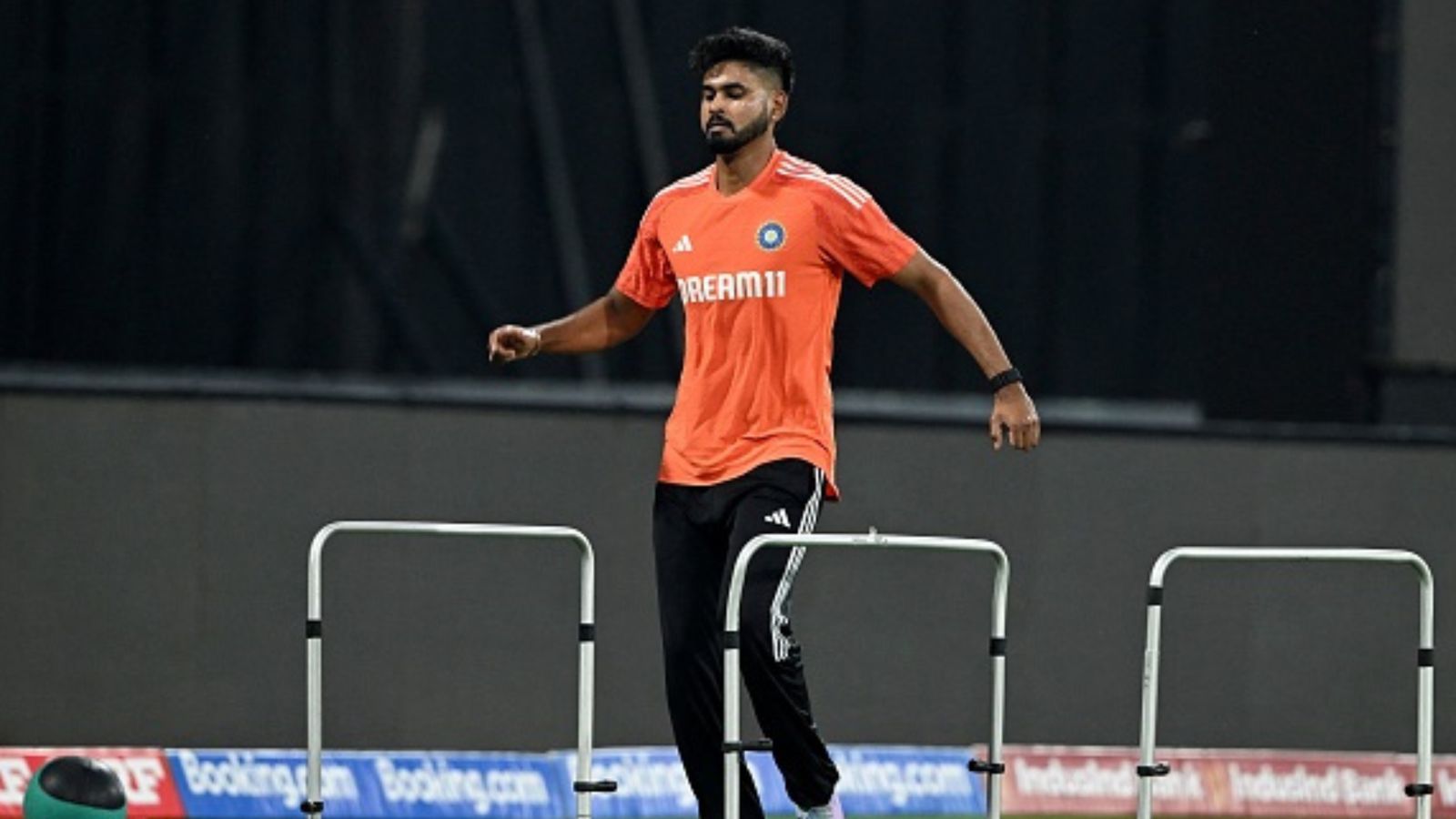 Injury-marred Shreyas Iyer's IPL 2024 participation in jeopardy as BCCI in talks with KKR management for final verdict Star batter Shreyas Iyer while training in this frame. (Getty)