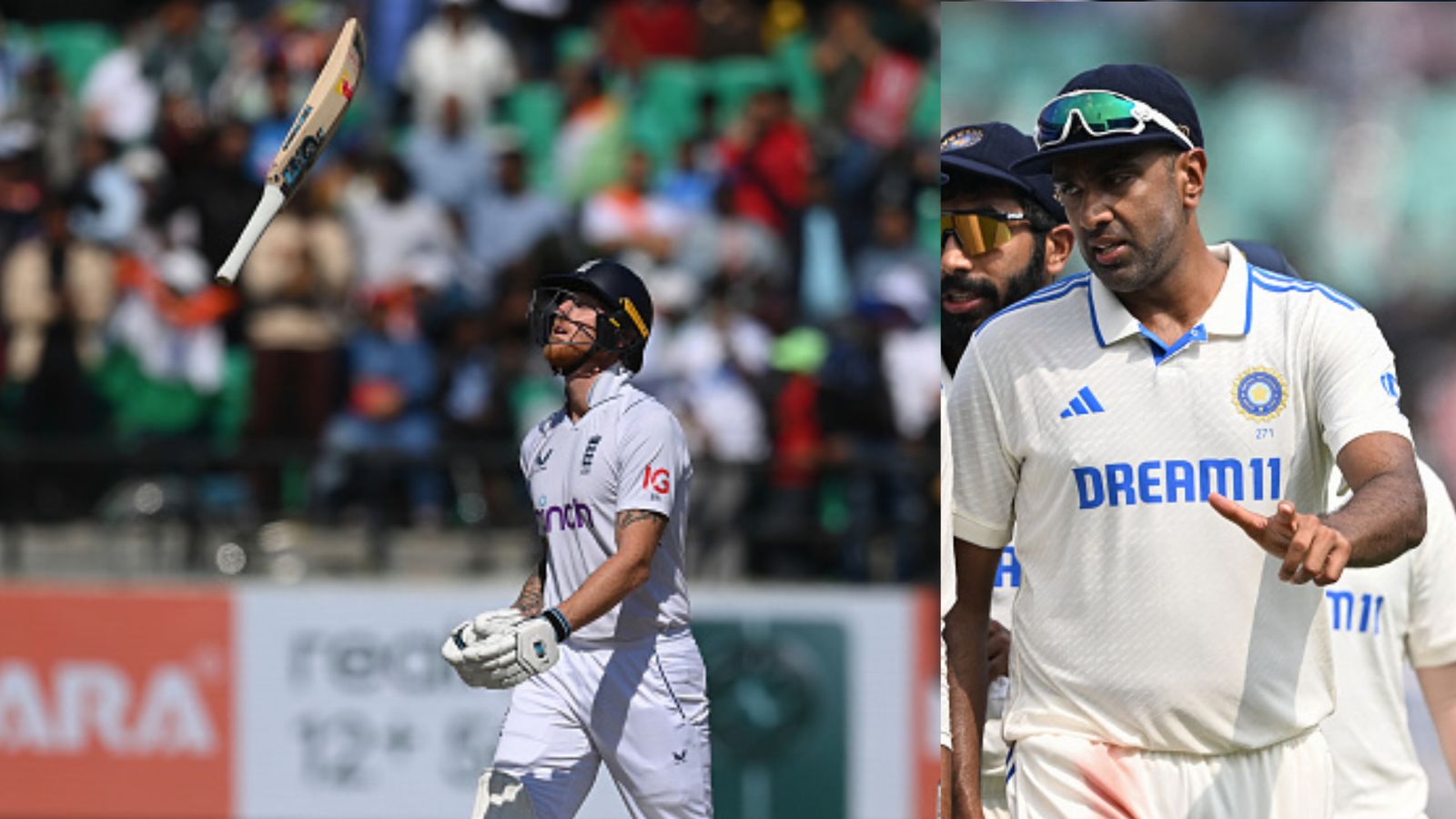R Ashwin exposes Ben Stokes' batting flaws, says 'He's worried so much about...' England's Test captain Ben Stokes (left) and India's ace spinner R Ashwin in this frame. (Getty)