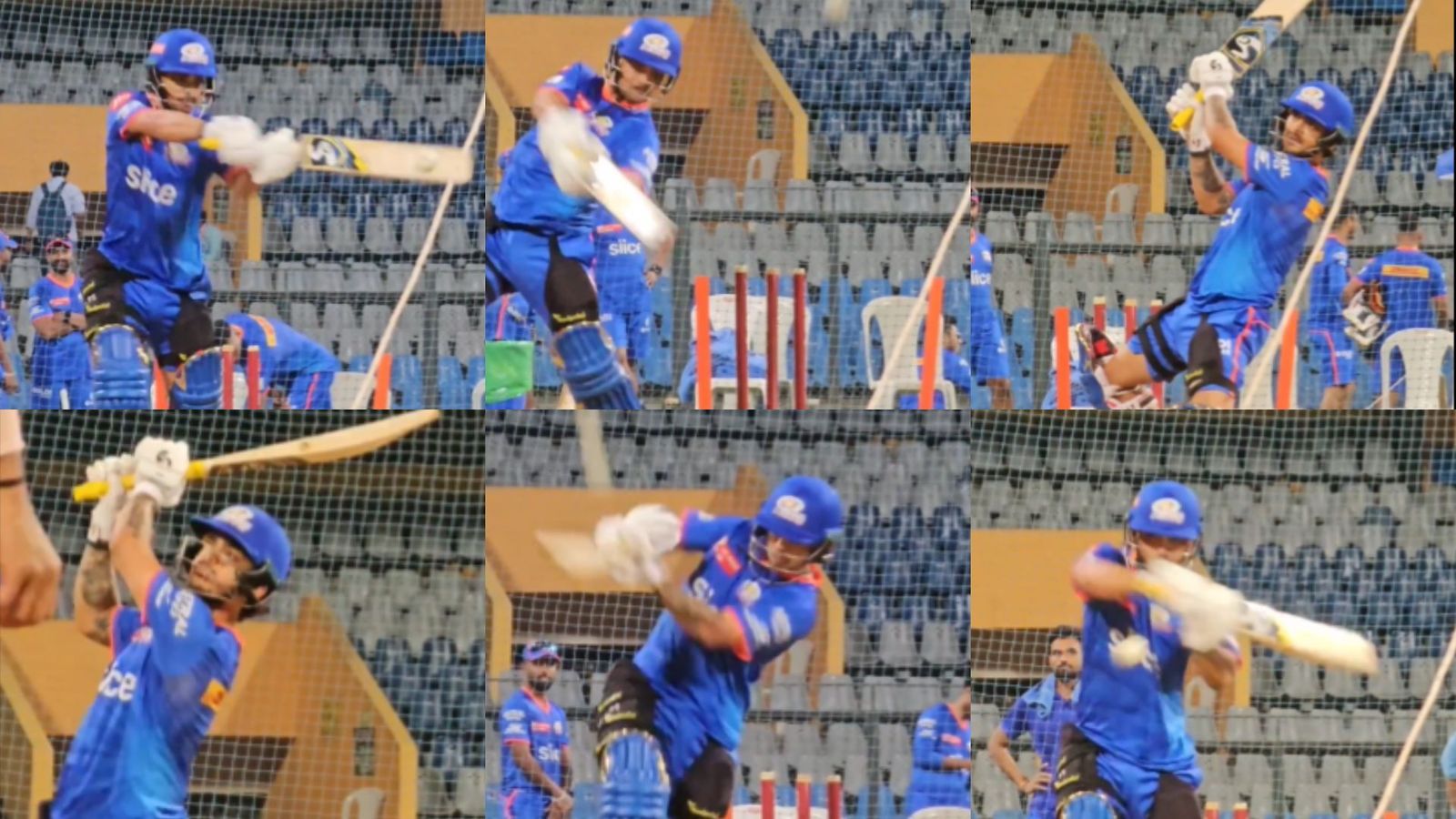 WATCH: Ishan Kishan turns tormentor of bowlers in Mumbai Indians' nets, smashes 11 sixes as video emerges of batter's explosive hitting Ishan Kishan batting in Mumbai Indians' nets.