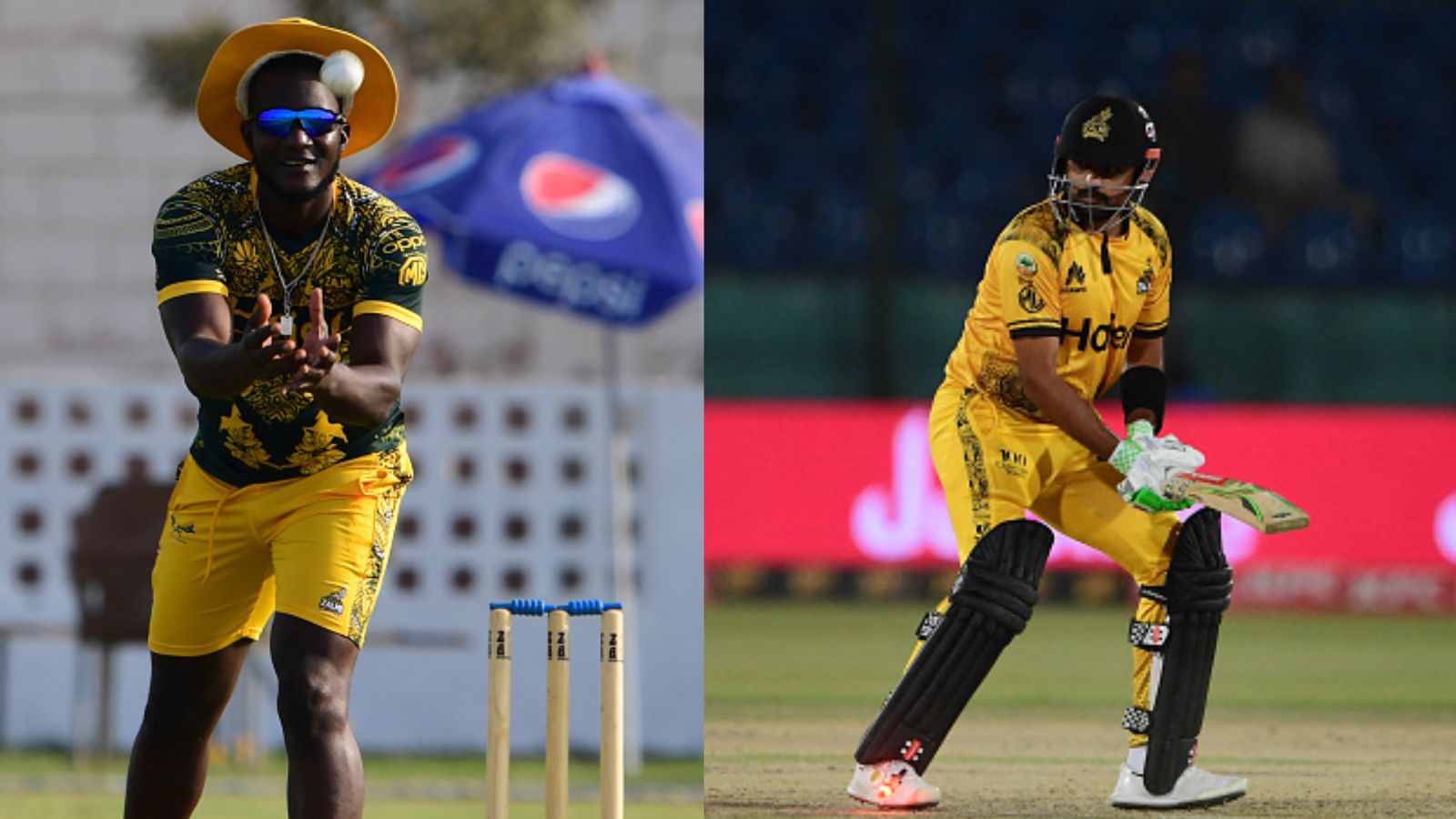 Daren Sammy indirectly blames Babar Azam's captaincy for Peshawar Zalmi's PSL 2024 exit, says 'being consistent doesn't mean...' Coach Daren Sammy (left) and Peshawar Zalmi captain Babar Azam in this frame. (Getty)