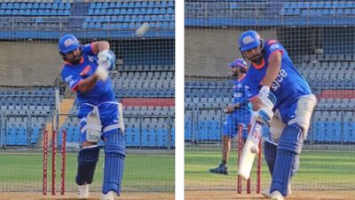 WATCH: Rohit Sharma oozes class with bat in his first net session with Mumbai Indians ahead of IPL 2024, 30-second video goes viral Rohit Sharma batting in the nets.