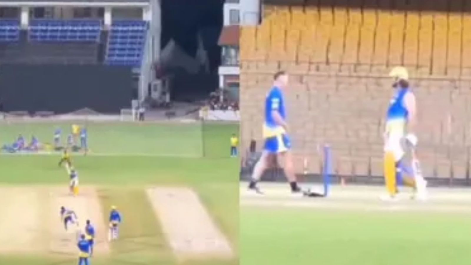 WATCH: MS Dhoni rolls back the clock and plays his iconic helicopter shot during CSK practice; internet erupts with excitement after video goes viral WATCH: MS Dhoni rolls back the clock and plays his iconic helicopter shot during CSK practice; internet erupts with excitement after video goes viral