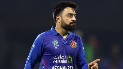 Afghanistan Cricket reacts to Australia's decision to postpone T20I series, issues firm statement Afganistan's superstar all-rounder Rashid Khan in this frame. (Getty)