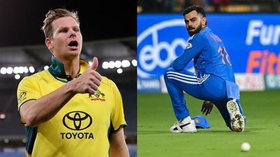 Steve Smith gives his verdict on Virat Kohli's T20 World Cup selection, says 'I've been on the opposition...' Australia's star batter Steve Smith (left) and India's batting maestro Virat Kohli in this frame. (Getty)