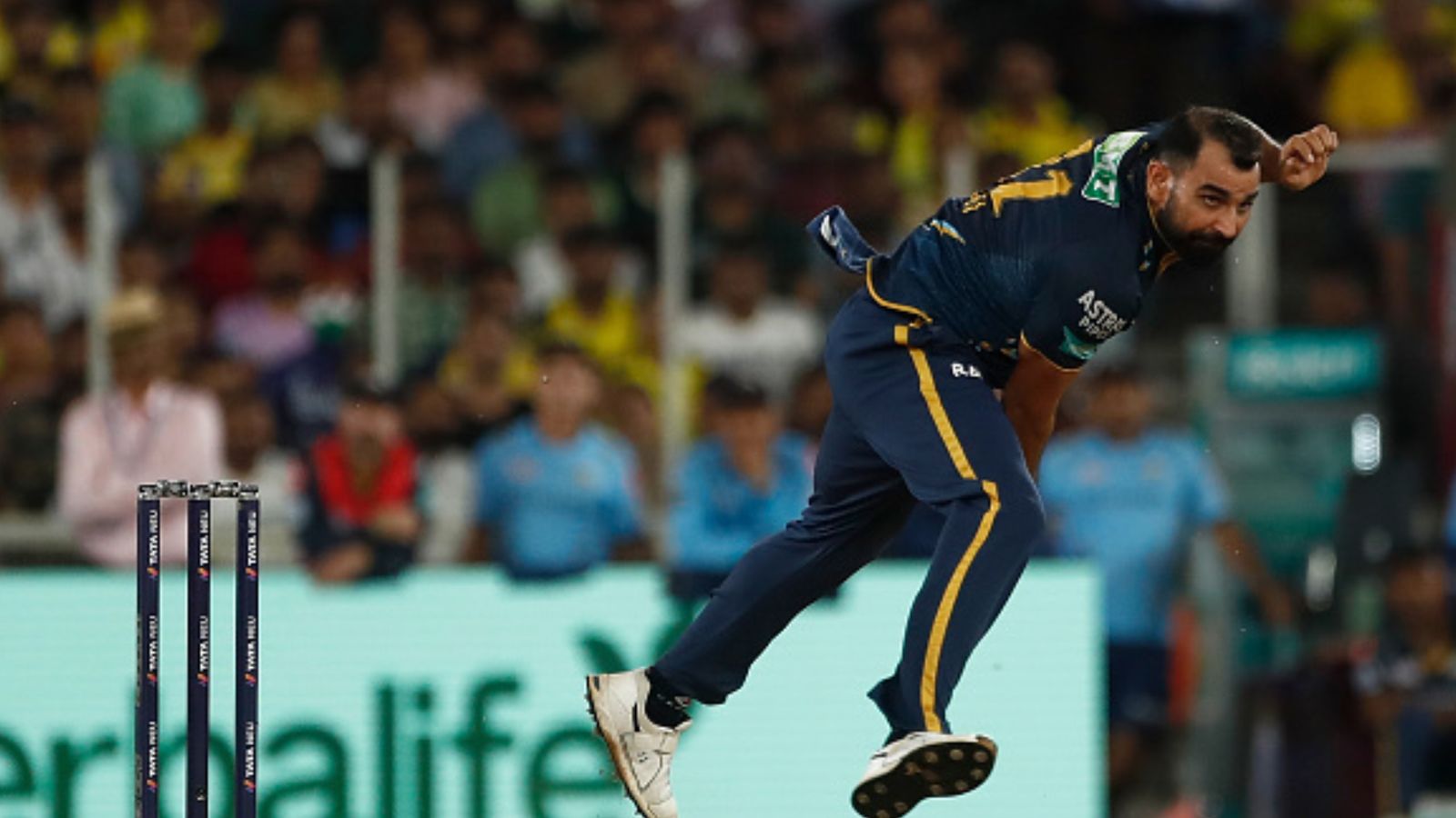 Gujarat Titans announce Mohammed Shami's replacement for IPL 2024, rope in former MI pacer Gujarat Titans' superstar pacer Mohammed Shami in this frame. (Getty)