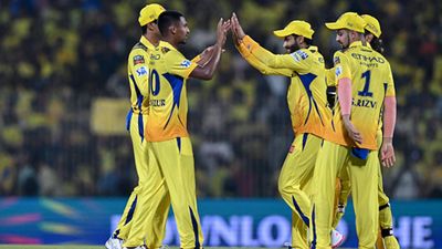 IPL 2024: RCB's losing streak in Chepauk continues; Mustafizur's magical spell leads CSK to easy 6-wicket win on Gaikwad's captaincy debut Mustafizur Rahman celebrates a wicket on his CSK debut in IPL 2024 opening match (Getty Images)