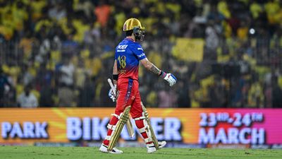 Ravi Shastri feels lack of game time behind Virat Kohli's rusty knock IPL 2024 opener 'no matter how long he bats in nets' Virat Kohli after losing his wicket in IPL 2024 opener (Getty Images)