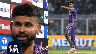 'I just looked him in the eye...': Shreyas Iyer reveals what he told Harshit Rana before giving him final over against Heinrich Klaasen KKR skipper Shreyas Iyer in post-match presentation; Harshit Rana celebrates a wicket (Screengrab: X, Getty Images)