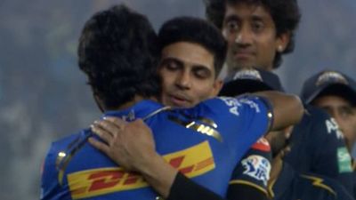 IPL 2024, GT vs MI: Hardik Pandya's Mumbai Indians captaincy debut ends in six-run loss to Gujarat Titans despite Rohit Sharma's fiery 43 Hardik Pandya hugs Shubman Gill after the six-run loss (Screengrab: X)