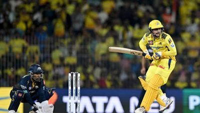 'Dhoni bhai told me...': CSK's young star Sameer Rizvi reveals advice received from legendary MS Dhoni for IPL 2024 CSK's Sameer Rizvi (R) snapped while playing a shot. (PC: Getty)