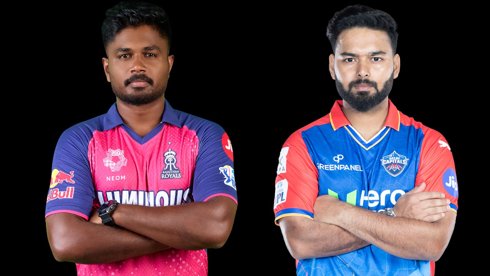 RR vs DC, IPL 2024: Rishabh Pant makes two big changes in Delhi Capitals' fold against Royals, know playing XIs of both teams Rajasthan Royals skipper Sanju Samson (left) and Delhi Capitals captain Rishabh Pant in this frame.