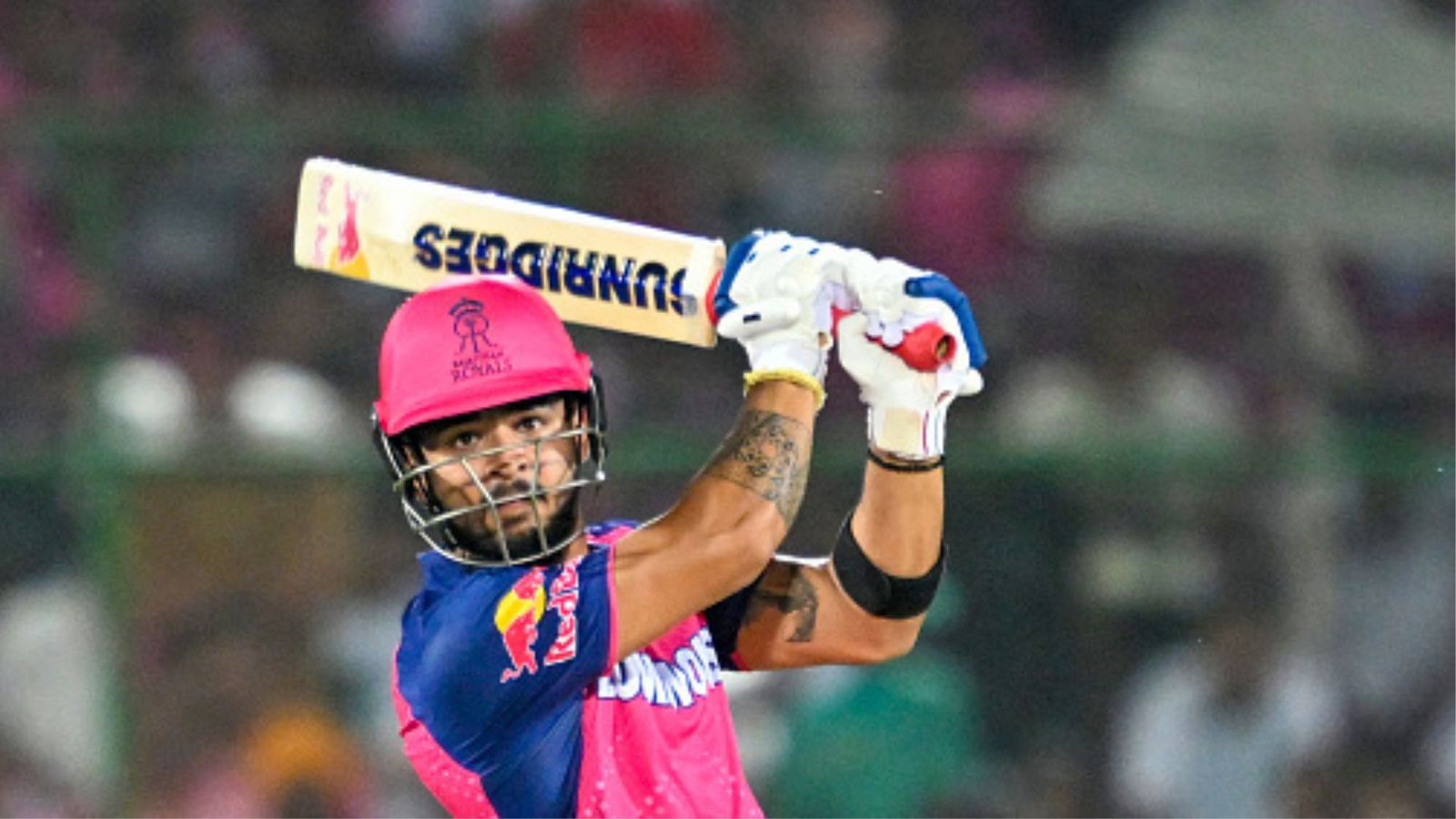 ‘I’m hitting 4 sixes in an over': Riyan Parag’s one-year-old tweet goes viral after his IPL career-best 84 vs Delhi Capitals Rajasthan Royals' Riyan Parag plays a shot during the IPL 2024 against Delhi Capitals. (Getty)