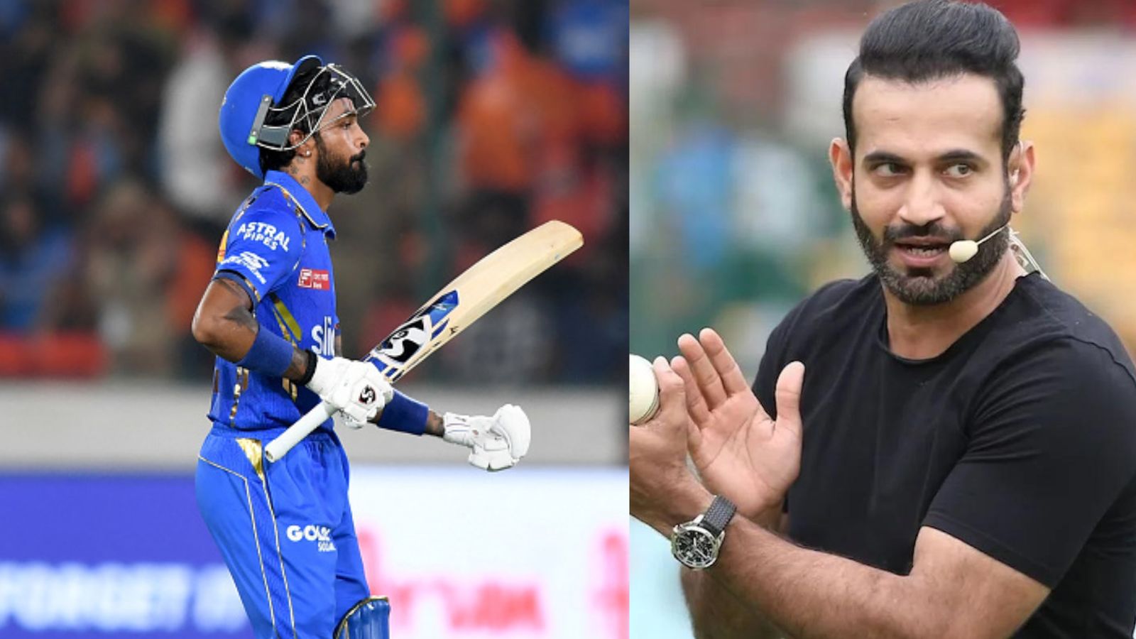 'Hardik Pandya won’t earn his team’s respect...': Irfan Pathan launches scathing attack on MI captain following thrashing vs RR Mumbai Indians captain Hardik Pandya (left) and former India's star all-rounder Irfan Pathan in this frame. (Getty-X)