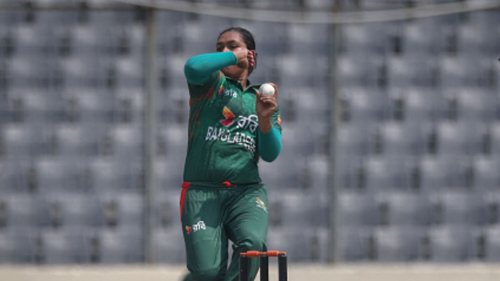 Bangladesh find new bowling sensation; 21-year-old pacer picks 2 hat-tricks in 7 T20Is and matches legendary Lasith Malinga's record Bangladesh bowler Fariha Trisna. (PC: Getty).