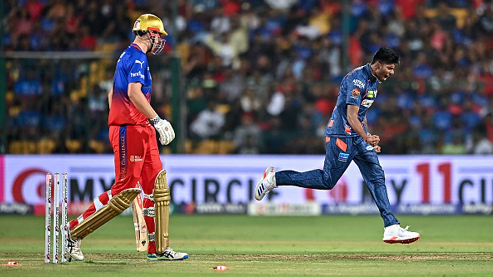 Mayank Yadav reveals how he became IPL 2024's fastest pacer, says 'I am focusing a lot on my...' Mayank Yadav celebrates Chris Green's wicket (Getty Images)