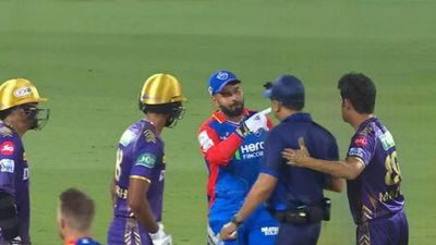 'Couldn't see the timer on the screen': Rishabh Pant explains why he missed taking crucial DRS against Sunil Narine Rishabh Pant argues with the umpire during KKR clash (Screengrab: X)
