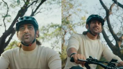 Fans hail MS Dhoni after Thala shuts down trollers and memers by singing 'Bole Jo Koyal...' MS Dhoni during his new advertisement (credit: Twitter)