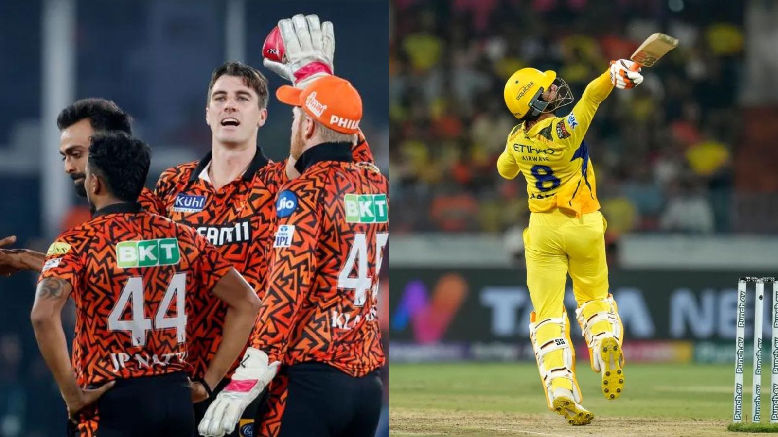 'Would he have done the same if it was Virat Kohli at...': Ex-India star raises 2 big questions on Pat Cummins' decision to withdraw obstructing the field appeal Sunrisers Hyderabad captain Pat Cummins celebrating with teammates (L) and Ravindra Jadeja (R). (PC: IPL).