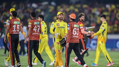 'He has put a lot of pressure on Suryakumar, Pant, Iyer, KL Rahul': Virender Sehwag roots for this CSK star for T20 World Cup 2024 CSK players shake hands with SRH players after suffering six-wicket defeat in their IPL 2024 clash on April 5. (Getty)