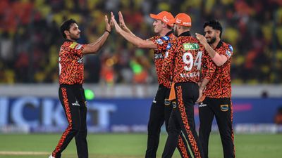 IPL 2024: Bhuvneshwar Kumar jumps to sixth place in leading wicket-takers list in Indian Premier League history; Indian spinner on top Bhuvneshwar Kumar (L) celebrates with teammates. (PC: Getty).
