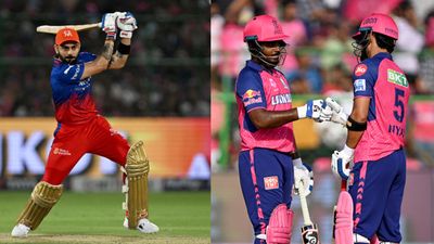 IPL 2024 Orange Cap: Virat Kohli enjoys time at top of the tree, Sanju Samson breaks into top 3 flanking Riyan Parag; check full list RCB's Virat Kohli (left) and RR's Sanju Samson (c) and Riyan Parag in this frame. (Getty)