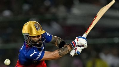 'Batters around him are not...': Michael Clarke stands up for Virat Kohli amid strike rate criticism following RCB's defeat against RR RCB's batting maestro Virat Kohli in this frame. (Getty)