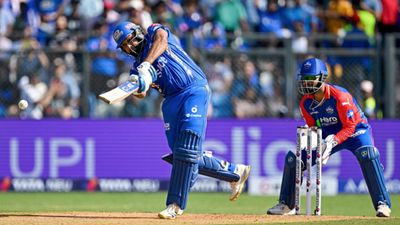 Rohit Sharma joins elite list with Virat Kohli, Suresh Raina, Kieron Pollard after Mumbai Indians beat Delhi Capitals Rohit Sharma during his innings against Delhi Capitals (credit: Getty Images)