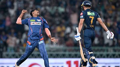 IPL 2024: Yash Thakur's maiden five-wicket haul helps Lucknow Super Giants beat Gujarat Titans for the first time Yash Thakur celebrates Shubman Gill's wicket (Getty Images)