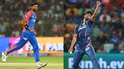 IPL 2024 Purple Cap standings: DC's Khaleel Ahmed grabs second spot, LSG's Mayank Yadav out of top 5; know full list here DC's Khaleel Ahmed (left) and LSG's Mayank Yadav in this frame. (Getty)