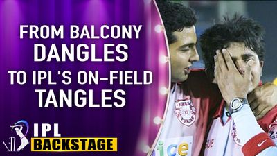 IPL Backstage: Uncovering why Harbhajan slapped Sreesanth and Yuzvendra Chahal ended up dangling from team hotel's balcony Former Kings XI Punjab's pacer S Sreesanth and Rajasthan Royals' Yuzvendra Chahal in this frame. (X)