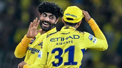 Gaikwad's maiden fifty as captain, Jadeja-Deshpande's three-fers help CSK hand KKR first defeat of IPL 2024 Ravindra Jadeja celebrates a wicket against KKR with skipper Ruturaj Gaikwad (Getty Images)