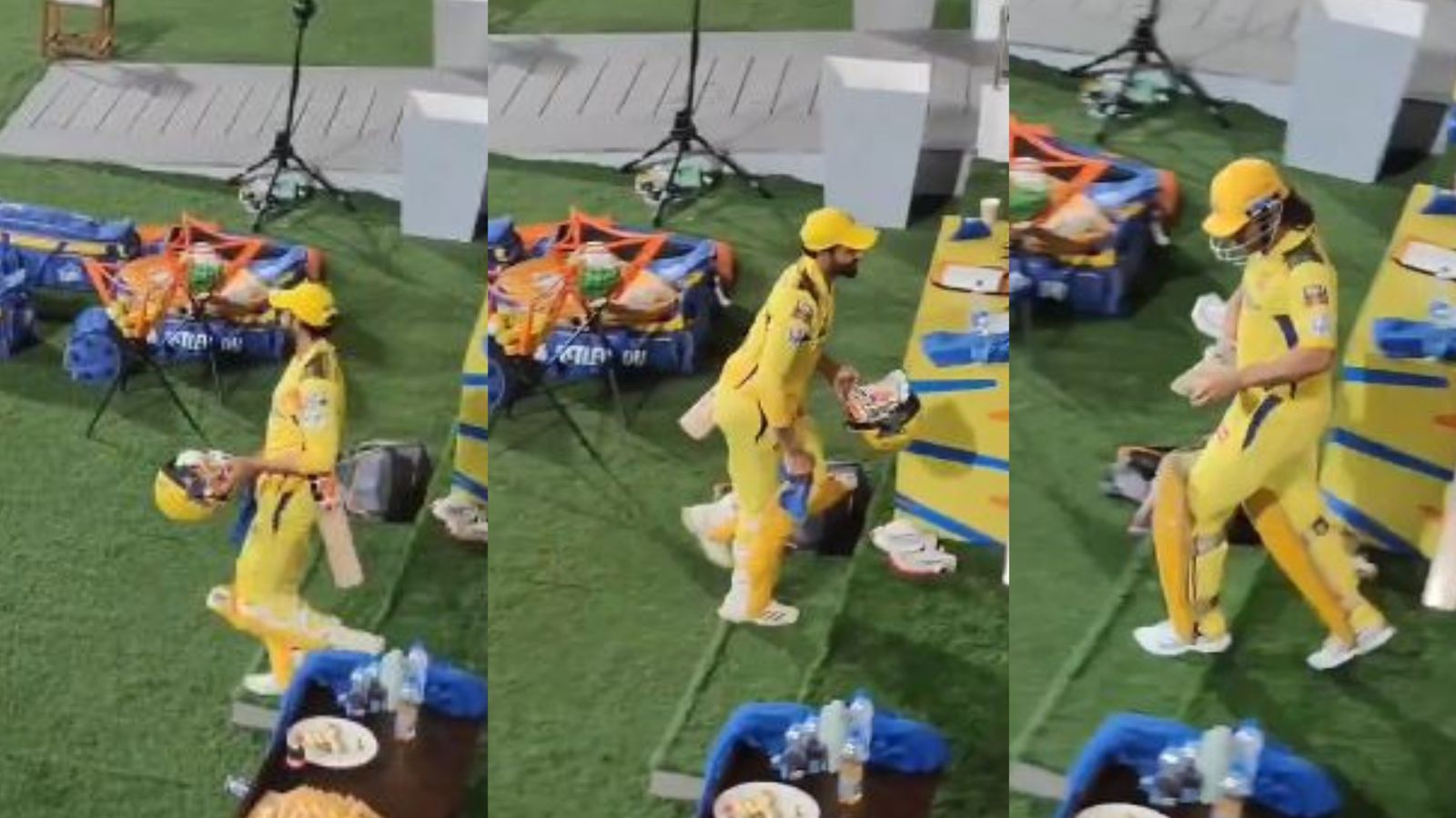 WATCH: Ravindra Jadeja fools CSK fans by walking out of dugout to bat ahead of MS Dhoni during IPL 2024 clash against KKR Ravindra Jadeja was seen playing prank on Chennai fans during CSK vs KKR's IPL 2024's clash. (Screengrab-X)