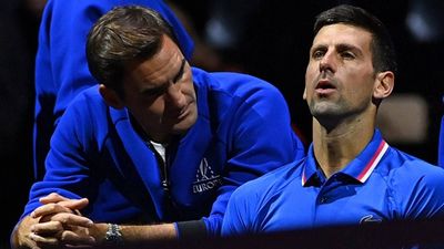 Novak Djokovic breaks Roger Federer's world record to become oldest tennis star to achieve this colossal feat Switzerland's Roger Federer (L) talks with teammate Serbia's Novak Djokovic (R) (Getty Images)