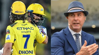 ‘Difficult to captain MS Dhoni…’: Michael Vaughan makes massive statement on Ruturaj Gaikwad’s captaincy after CSK win against KKR  MS Dhoni with Ruturaj Gaikwad (L) and former England captain Michael Vaughan. (Getty)