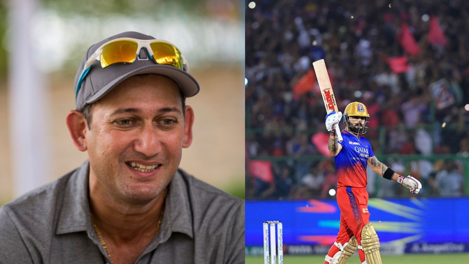 Ahead of 2024 T20 World Cup, chief selector Ajit Agarkar makes a resounding statement on Virat Kohli, says 'he has only...' BCCI chairman of selectors Ajit Agarkar (Left) and RCB star Virat Kohli. (File Photo: Getty)