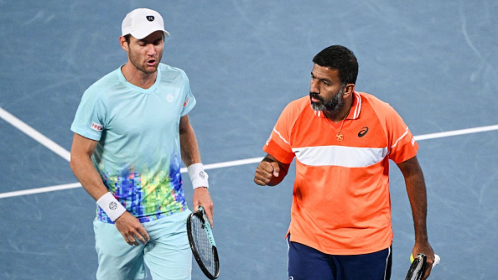 Monte Carlo Masters: Rohan Bopanna-Matthew Eben duo faces early exit in round of 16 stage India's Rohan Bopanna (R) and Australia's Matthew Ebden. (Getty)