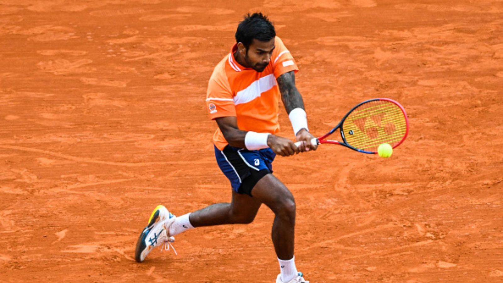 Sumit Nagal’s journey ends at Monte Carlo Masters, loses to Holger Rune in 2nd round Sumit Nagal of India. (Getty)