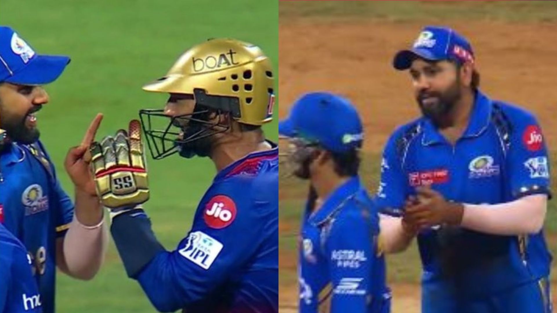 WATCH: Rohit Sharma motivates Dinesh Karthik to perform with 'World Cup khelna hai' comment; Ishan Kishan's reaction goes viral WATCH: Rohit Sharma motivates Dinesh Karthik to perform with 'World Cup khelna hai' comment; Ishan Kishan's reaction goes viral