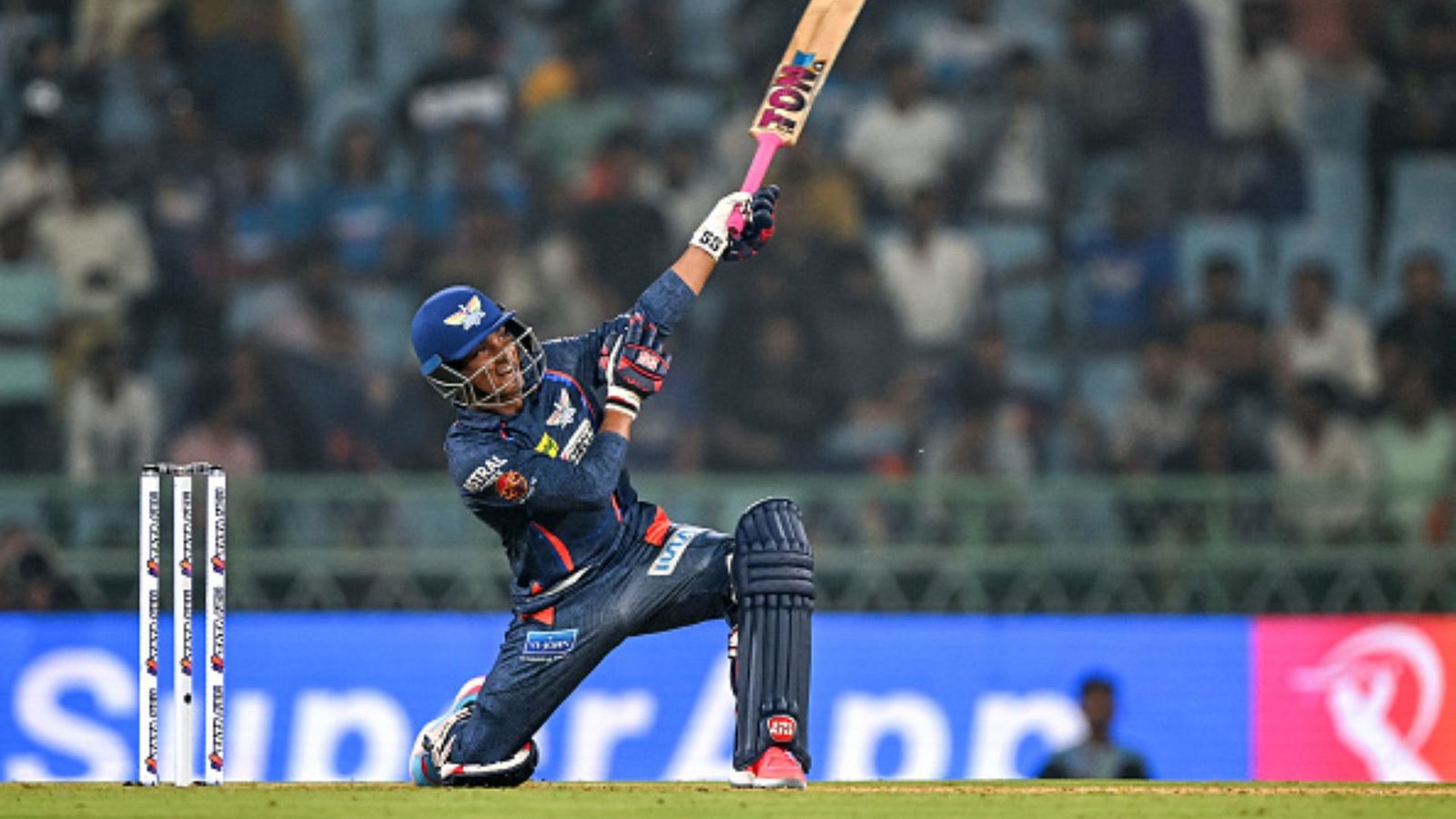 'Helped me enhance my batting’: Ayush Badoni credits camp in Australia for batting heroics against Delhi Capitals Ayush Badoni playing a shot during his knock against DC (credit: Getty Images)