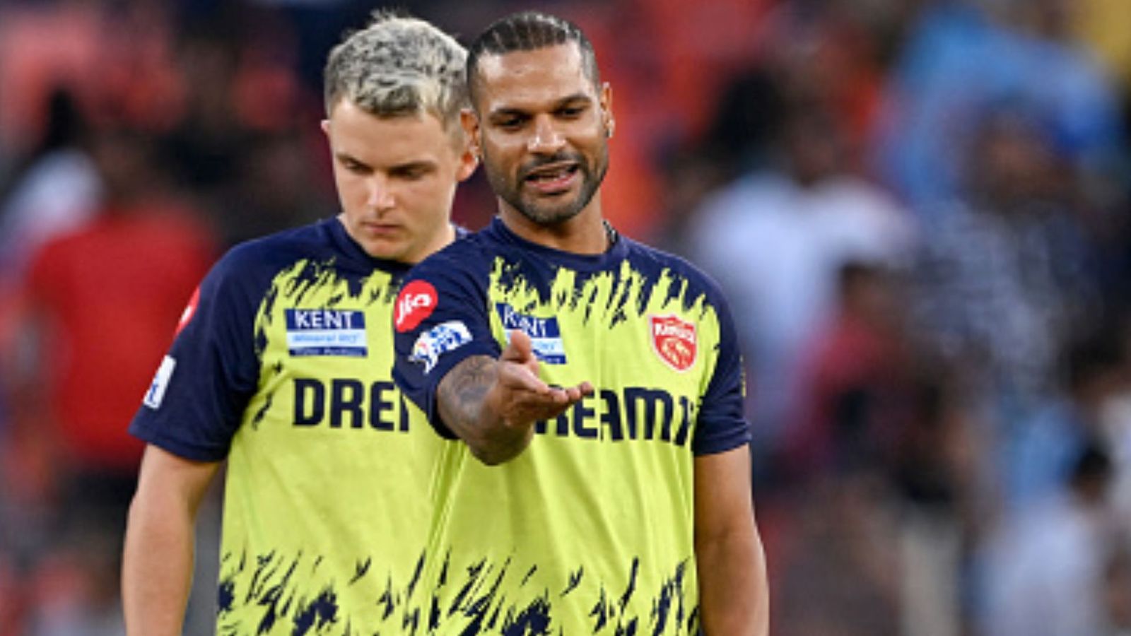 Revealed: Why did Sam Curran walk out as Punjab Kings' captain during the toss against Rajasthan Royals and not Shikhar Dhawan Shikhar Dhawan and Sam Curran. (PC: Getty).